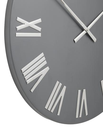 John Lewis Roman Numerals Large Wall Clock, 60cm, Graphite - view 2, Graphite