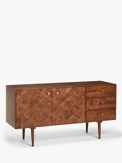 John Lewis + Swoon Franklin TV Stand Sideboard for TVs up to 55", Brown
