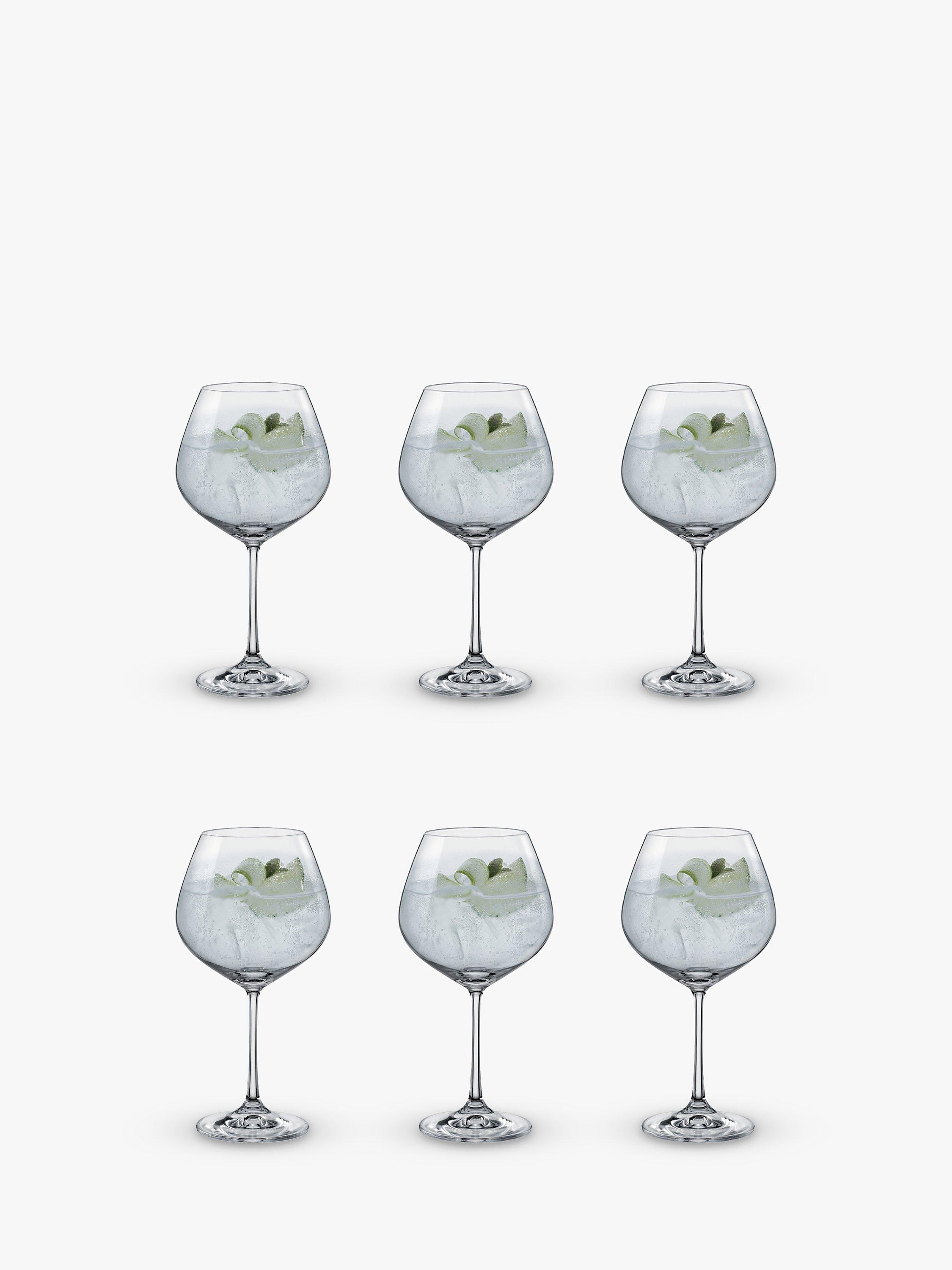 Dartington Crystal Simplicity Copa Gin Glasses, 570ml, Set of 6, Clear