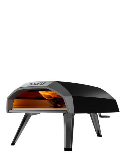 Ooni Koda 12 Gas Fuel Portable Outdoor Pizza Oven, Black/Grey
