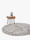 John Lewis Rhapsody Round Rug, Dia. 200cm, Silver