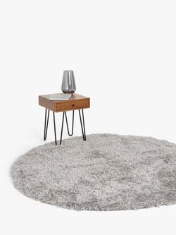 John Lewis Rhapsody Round Rug, Dia. 200cm - view 2, Silver