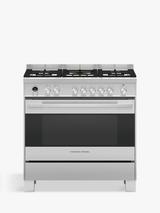 Fisher & Paykel 90cm OR90SDG6X1 Single Multifunction Oven Dual Fuel Range Cooker, A Energy Rating