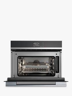 Fisher & Paykel Series 3 OS60NDB1 Built In Electric Single Oven with Steam Function, Black - view 2, Black Glass