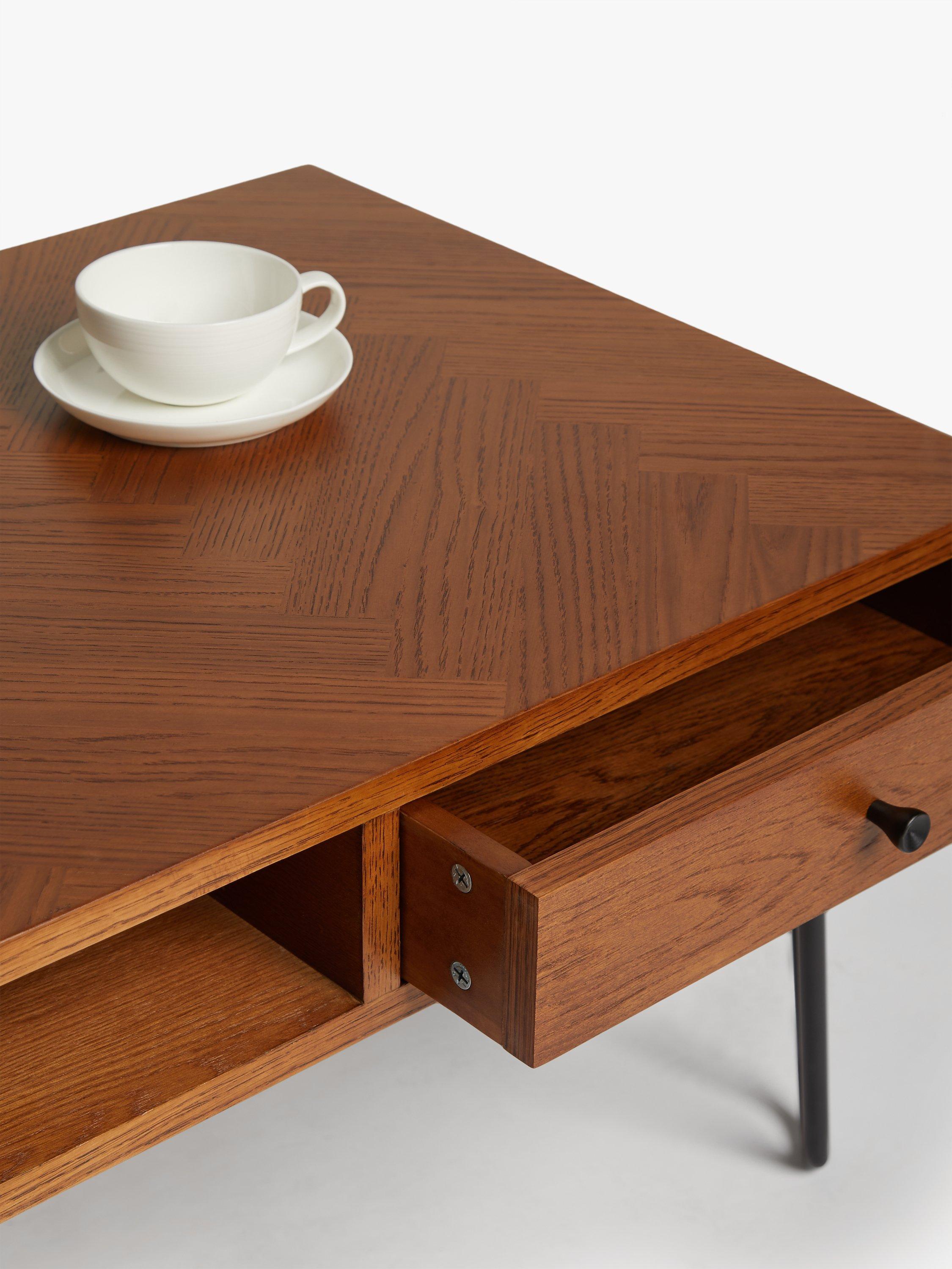 John Lewis Hairpin Coffee Table Dark Oak