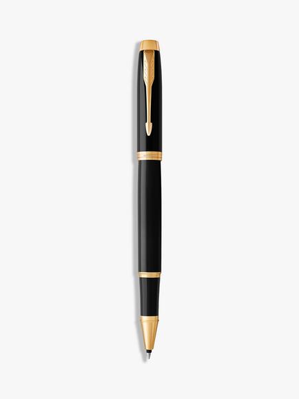 PARKER IM Metal Trim Rollerball Pen, Black/Gold