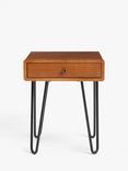 John Lewis Hairpin Side Table, Dark Oak