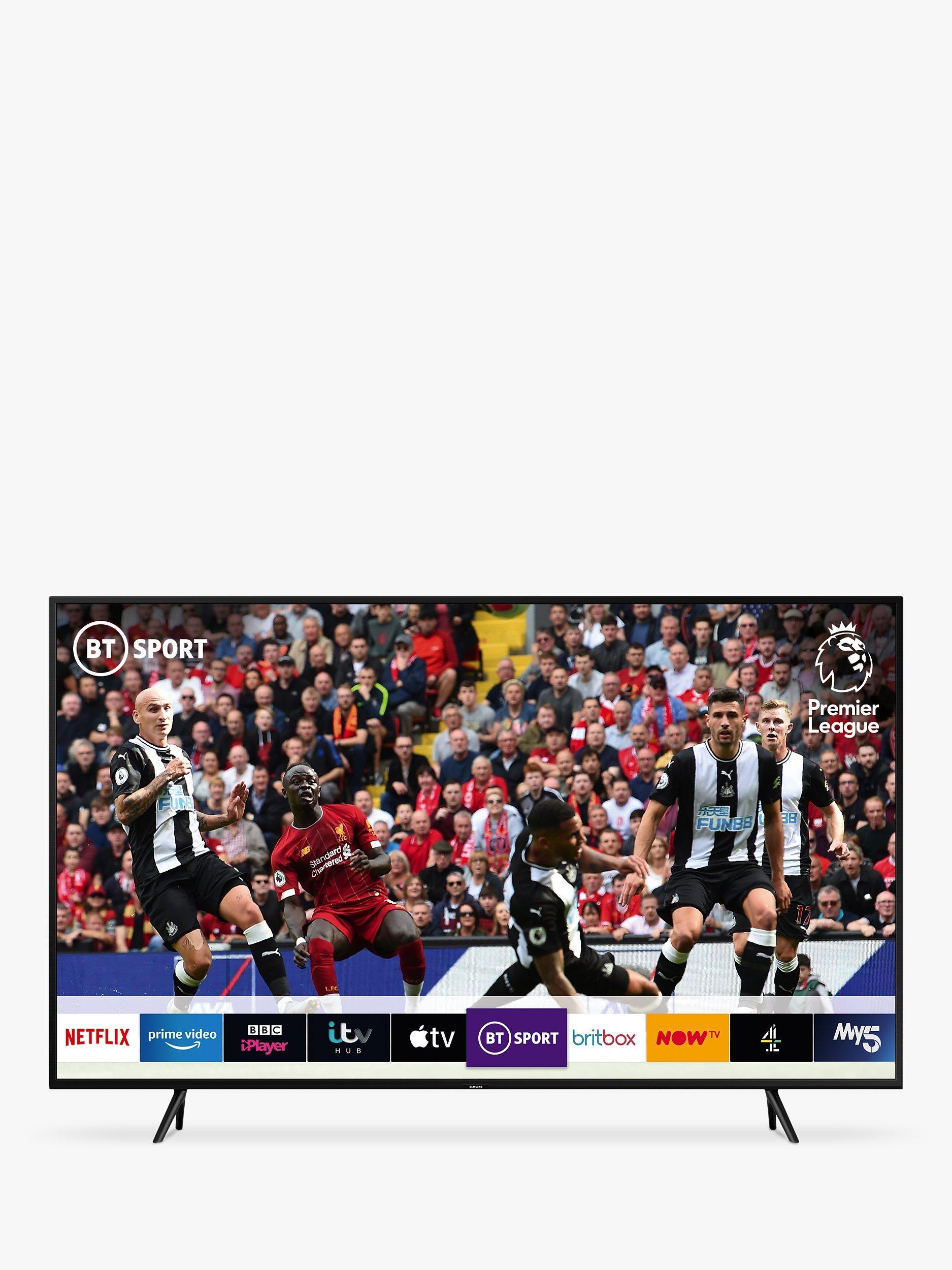 Samsung QE43Q60R (2019) QLED HDR 4K Ultra HD Smart TV, 43" with TVPlus/Freesat HD & Apple TV App, Charcoal Black