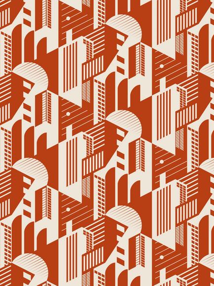 Mini Moderns Bauhaus Wallpaper, Azdpt044ho