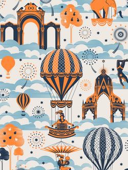 Mini Moderns Pleasure Gardens Wallpaper, Azdpt042td