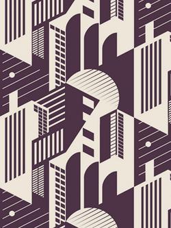 Mini Moderns Bauhaus Wallpaper - view 2, Azdpt044wp