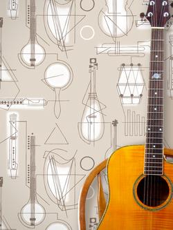 Mini Moderns Concert Wallpaper - view 2, Azdpt039st