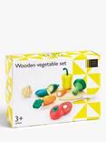 John Lewis Wooden Vegetable Set