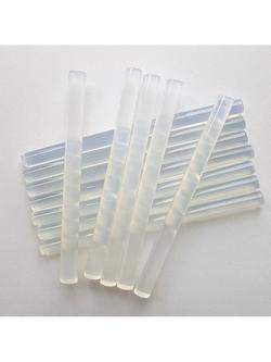 Habico Hot Melt Glue Sticks For Glue Gun, 7mm x 10cm, Pack of  6, Clear - view 2, Clear