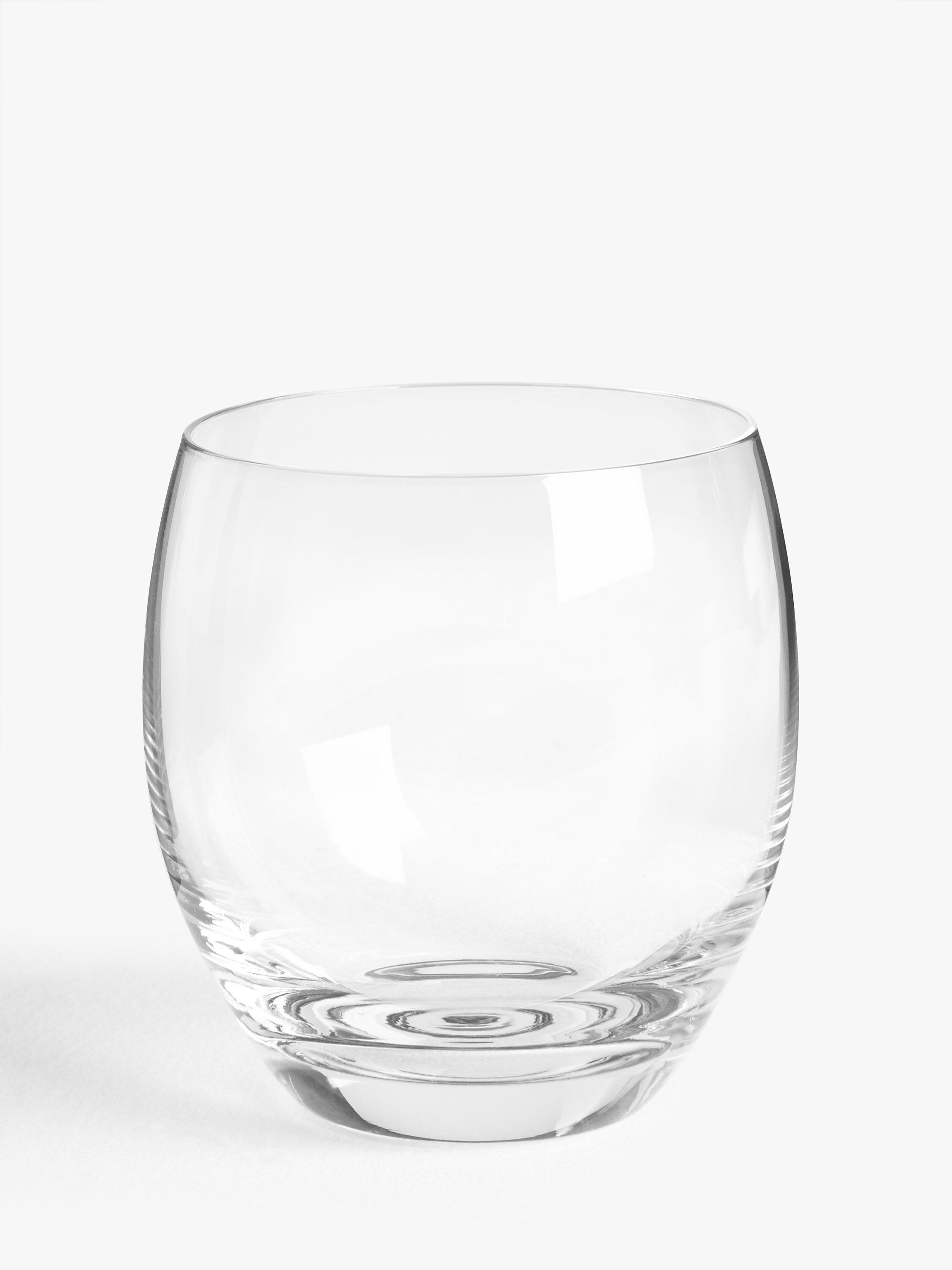 John Lewis & Partners Gin Glass Tumblers, Set of 4, 350ml, Clear