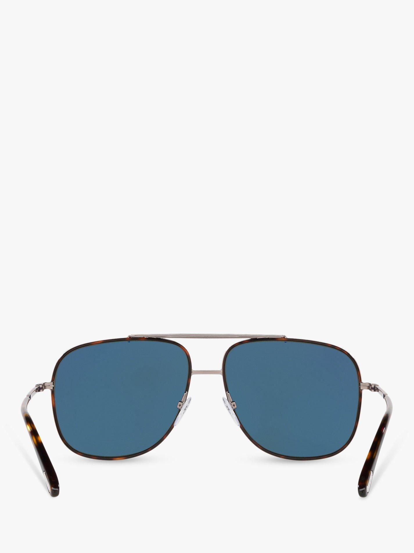 Product image 7 of 11, which shows TOM FORD FT0693 Men's Benton Square Sunglasses, Silver/Green