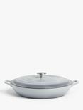 John Lewis Cast Iron Shallow Casserole, 31cm