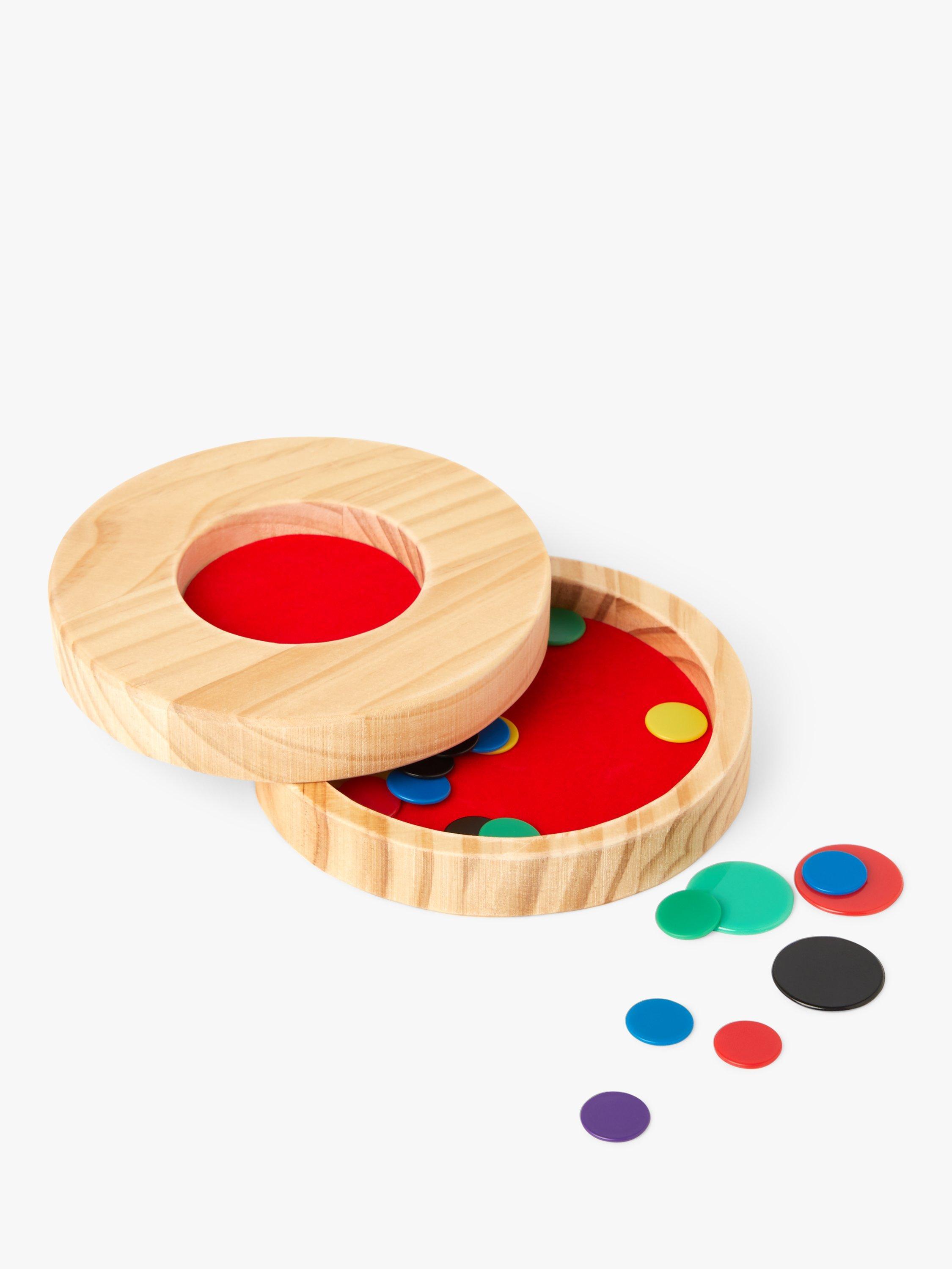 John Lewis Wooden Tiddlywinks Game
