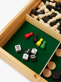 John Lewis Wooden 6-in-1 Games Compendium - view 2, 