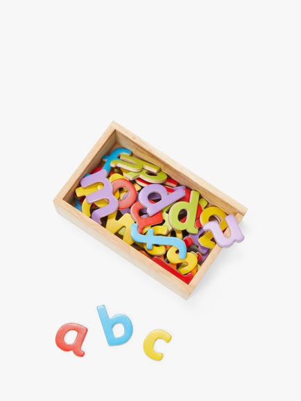 John Lewis Wooden Magnetic Letters, Multi