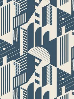 Mini Moderns Bauhaus Wallpaper, Azdpt044wd