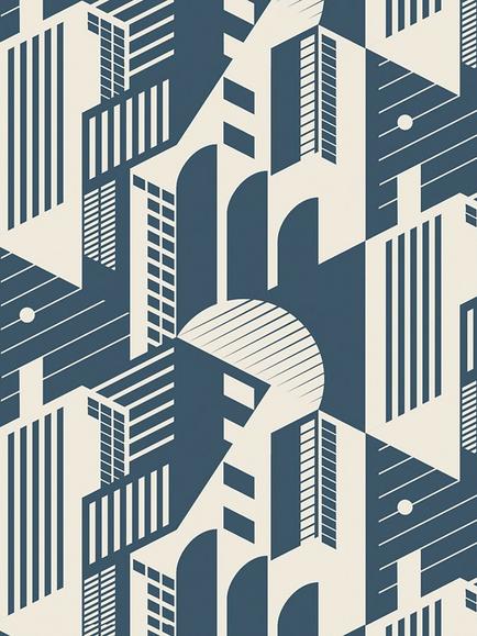 Mini Moderns Bauhaus Wallpaper, Azdpt044wd
