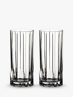 RIEDEL Bar Crystal Glass Highballs, Set of 2, 310ml, Clear, 