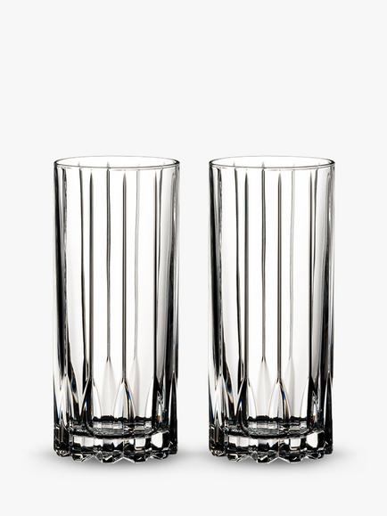 RIEDEL Bar Crystal Glass Highballs, Set of 2, 310ml, Clear, 