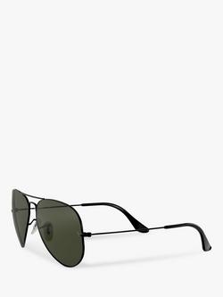 Ray-Ban RB3025 Unisex Aviator Sunglasses - view 2, Black