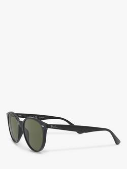 Ray-Ban RB4305 Unisex Polarised Sunglasses - view 2, Black/Green