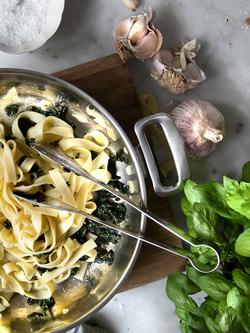 Robert Welch Radford Serving Tongs - view 2, Silver