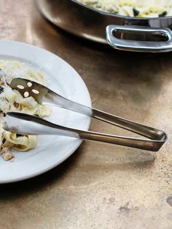 Robert Welch Radford Small Serving Tongs - view 2, Silver