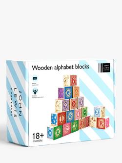 John Lewis Wooden Alphabet Blocks - view 2, 