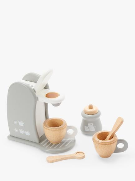 John Lewis Wooden Coffee Machine, Multi