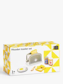 John Lewis Wooden Toaster - view 2, Multi