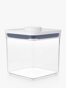 OXO POP Square Large Kitchen Storage Container, 2.6L, Clear - view 2, Clear