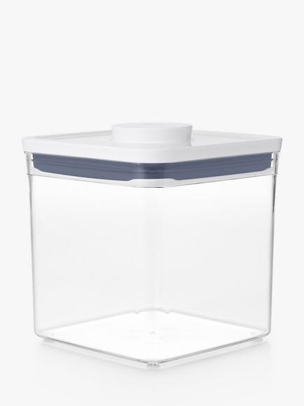 OXO POP Square Large Kitchen Storage Container, 2.6L, Clear - view 2, Clear