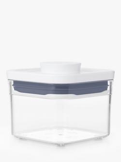 OXO POP Square Small Kitchen Storage Container, 400ml, Clear - view 2, Clear