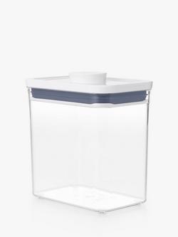 OXO POP Airtight Rectangular Kitchen Storage Container, Clear - view 2, Clear