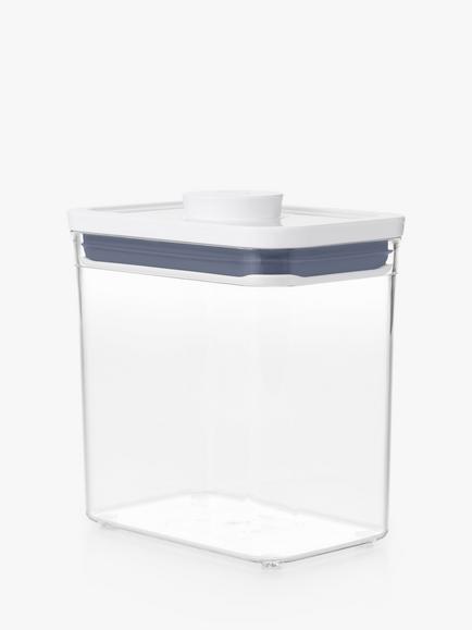OXO POP Airtight Rectangular Kitchen Storage Container, Clear - view 2, Clear