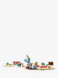 John Lewis Wooden Train Set, 50 Pieces