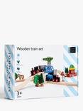 John Lewis Wooden Train Set, 50 Pieces