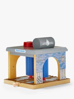 John Lewis Wooden Train Wash - view 2, Multi