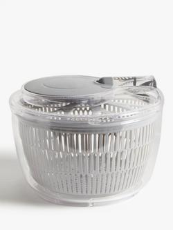 John Lewis Small Salad Spinner, Grey, Grey
