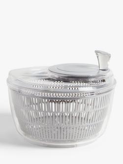 John Lewis Large Salad Spinner, Grey, Grey