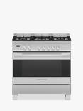 Fisher & Paykel OR90SCG4 Dual Fuel Range Cooker, A Energy Rating, Black