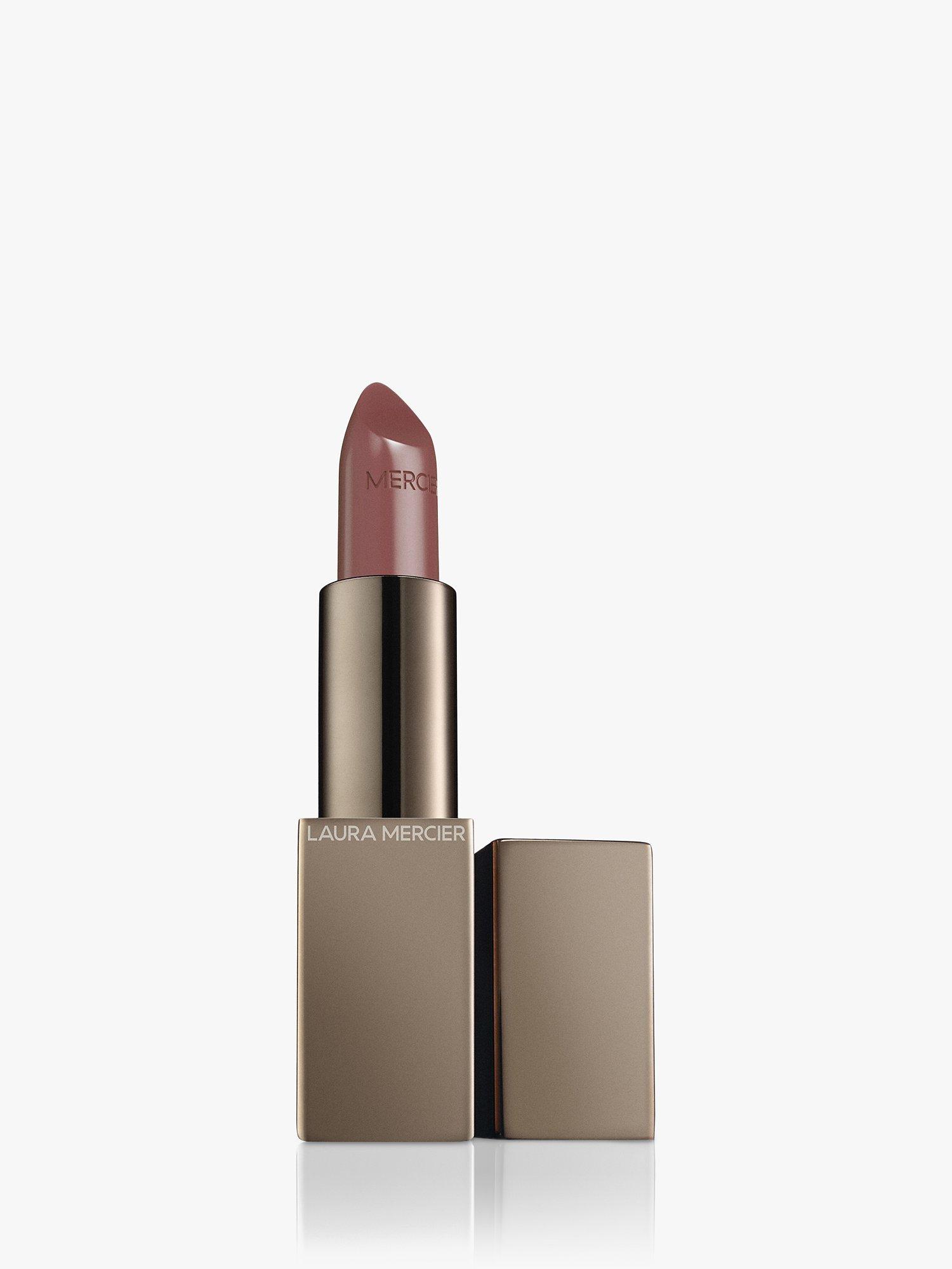 Product image 1 of 4, which shows Laura Mercier Rouge Essentiel Silky Crème Lipstick, Beige Intime