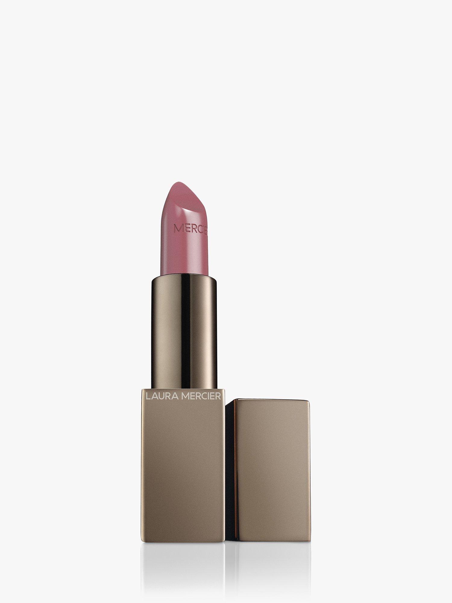 Product image 1 of 4, which shows Laura Mercier Rouge Essentiel Silky Crème Lipstick, A La Rose