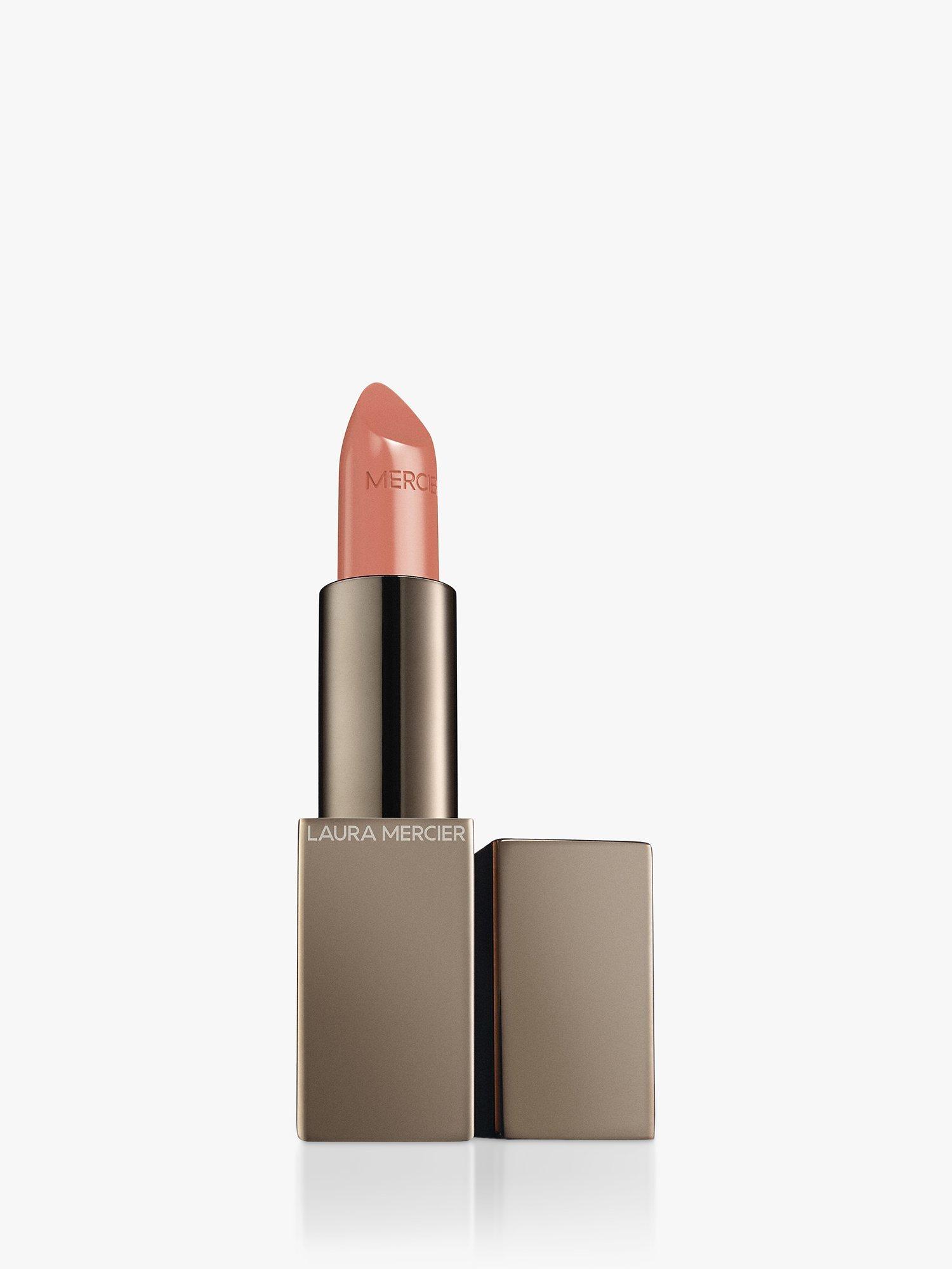 Product image 1 of 4, which shows Laura Mercier Rouge Essentiel Silky Crème Lipstick, Nude Nouveau