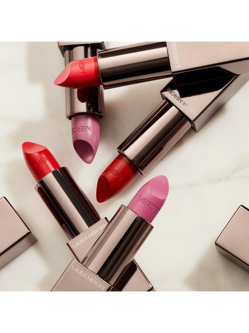 Product image 3 of 4, which shows Laura Mercier Rouge Essentiel Silky Crème Lipstick, Nude Nouveau